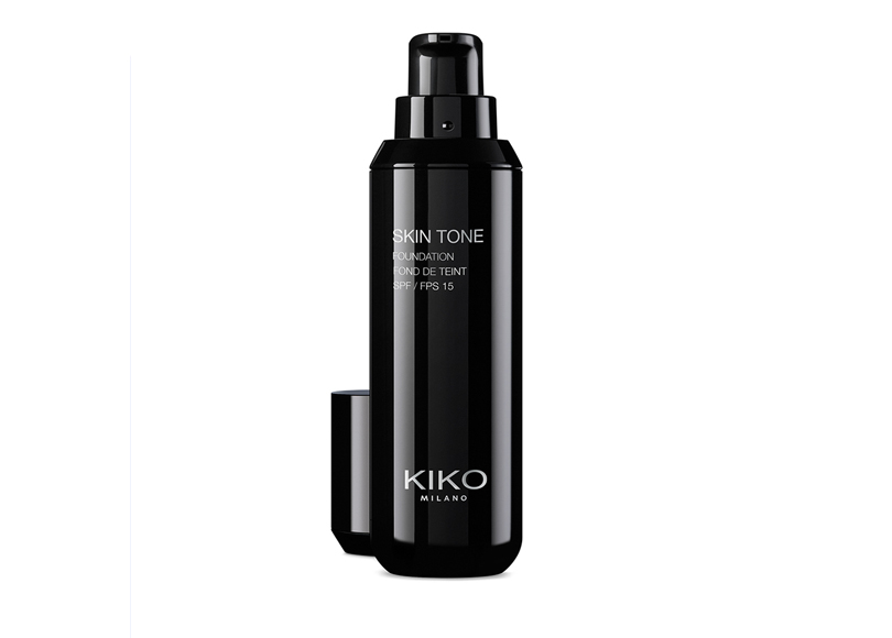 Жидкий тональный крем с хайлайтером и SPF 15, Skin Tone Foundation Kiko Milano 