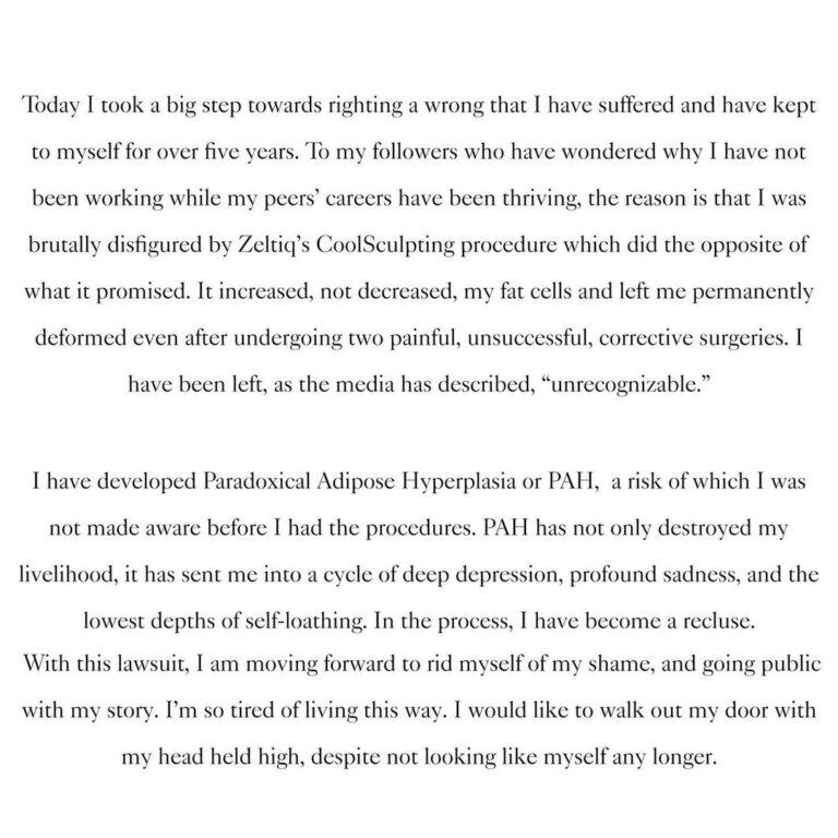 «Я стала неузнаваемой»: Линда Евангелиста рассказала, как процедура криополиза испортила ей карьеру, а эксперт объяснил, почему это могло произойти.